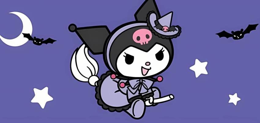 Kuromi 4K Computer Background