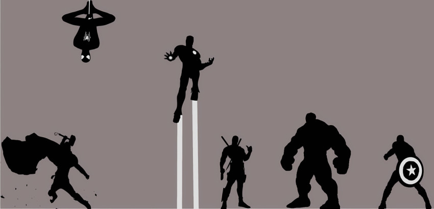 Avengers Characters Desktop Background