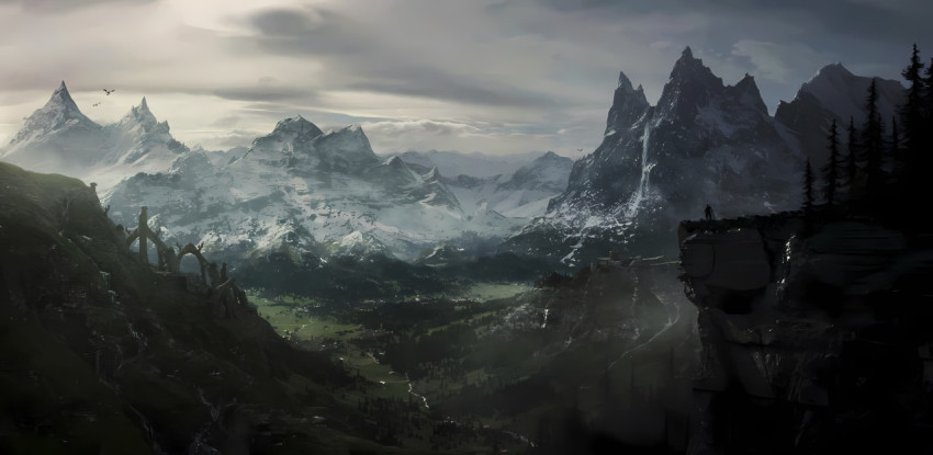 Skyrim Desktop Fantasy World