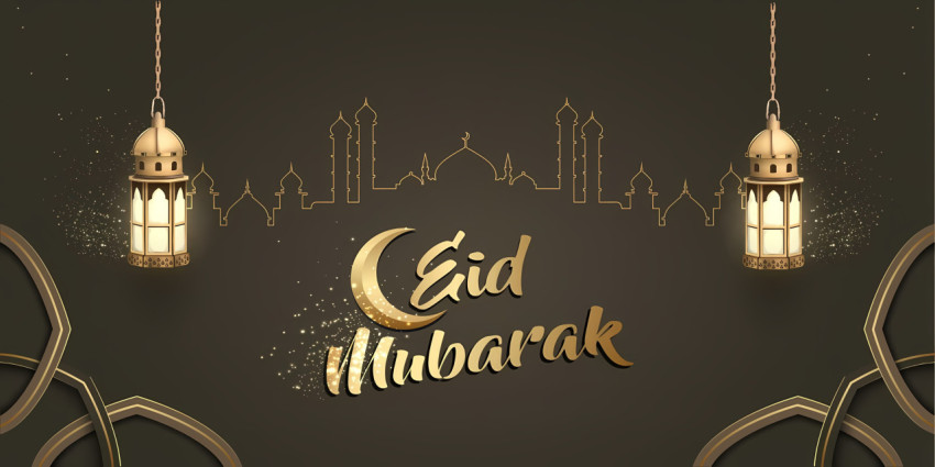 Celebrating Unity And Joy Eid Mubarak 4K  Wallpaper