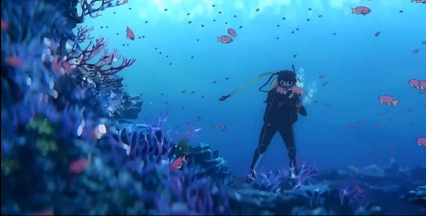 Grand Blue Dreaming Desktop 4K Art