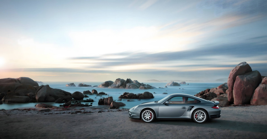 Beautiful Porsche 911 Sea Side Wallpaper for Your Desktop 4K