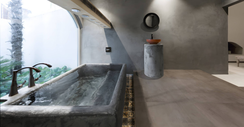 Modern Bathroom Desktop Image for Any Monitor