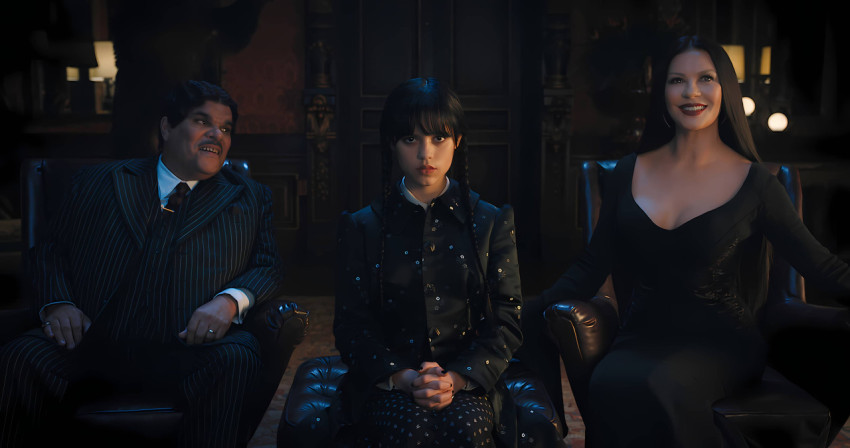 Creepy and Cool Wednesday Addams Pic