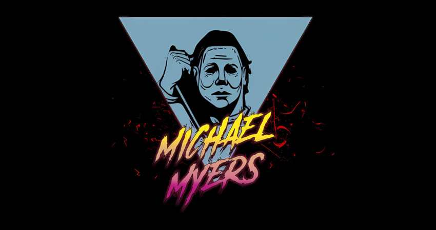 Dark and Creepy Michael Myers Desktop Background