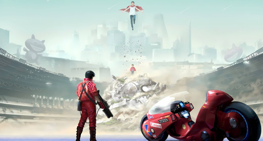 Stylish Akira Anime Desktop Background