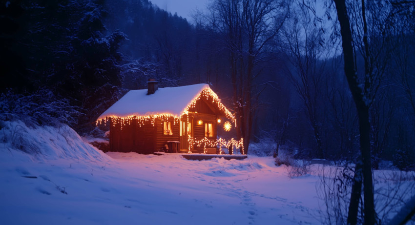 Beautifully Decorated Christmas Home Wallpaper 4K