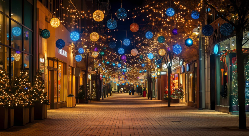 Elegant Christmas Wreath Image to Decorate Your Screen