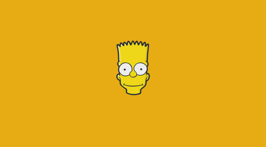 Bart Simpson Yellow Background 4K Wallpaper Your Desktop