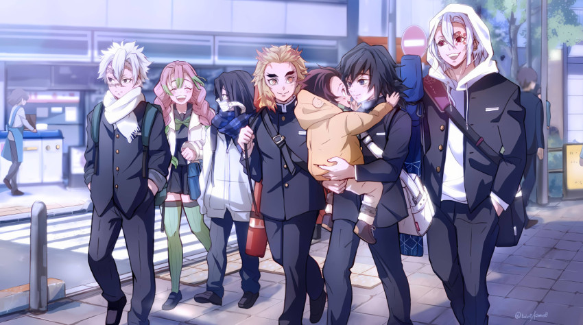 Demon Slayer Group Wallpaper For Pc