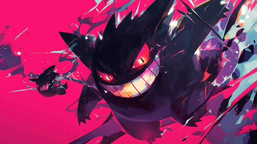 Unique Gengar Desktop Wallpaper for Fans