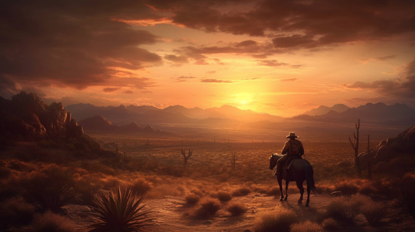 Top Cowboy 4K Image for Desktop Background