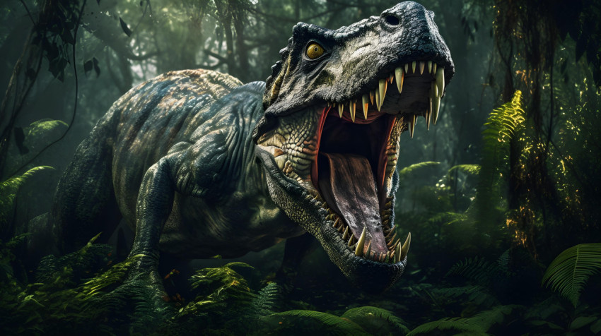Stunning Dinosaur Background for a Fierce Look