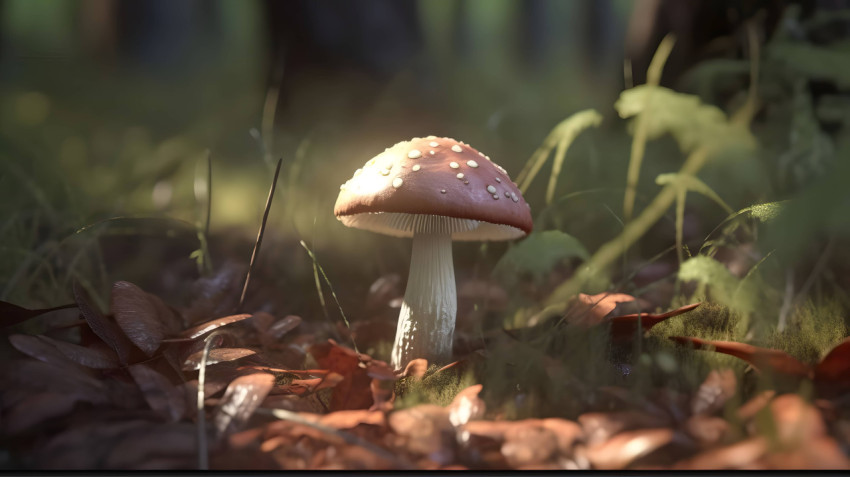 Adorable Mushroom Desktop Picture to Download Now