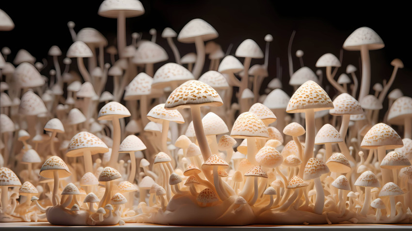 Adorable Mushroom PC Background for Your Computer