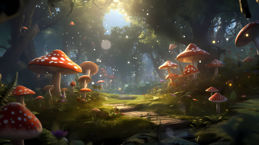 Sweet Mushroom PC Wallpaper for a Fun Desktop Look