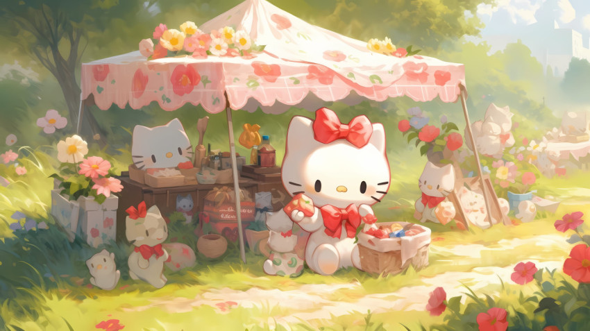 Sanrio Classic Pink Wallpaper