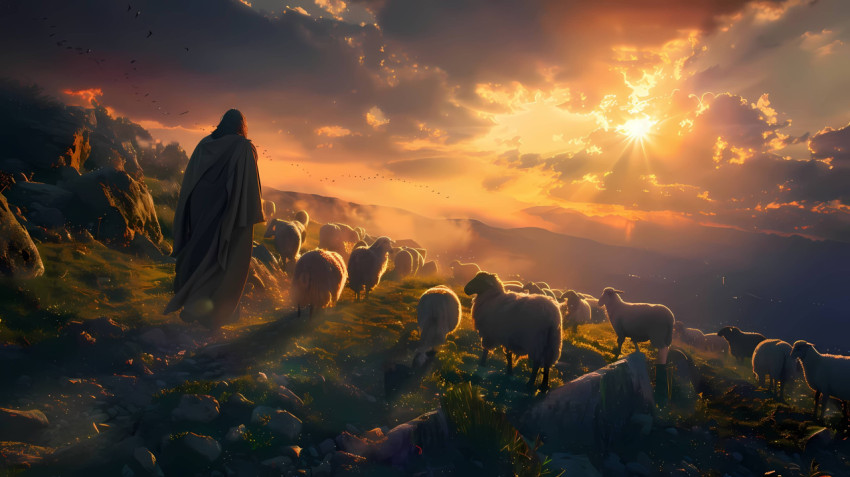 Divine Jesus Desktop Wallpaper 4K
