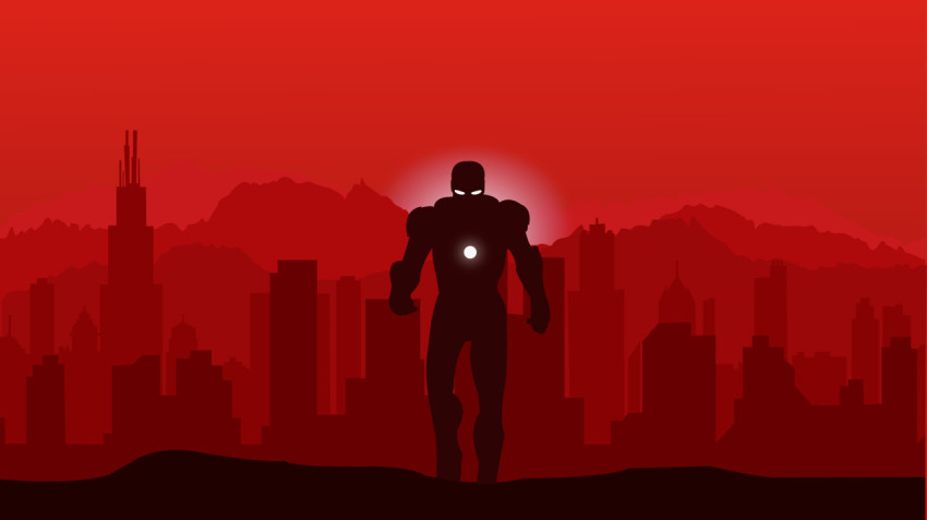 Free Iron Man Background for PC