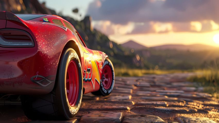 Cars McQueen Red PC Wallpaper