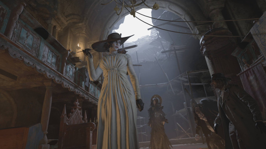 Resident Evil Haunted House Desktop 4K Image