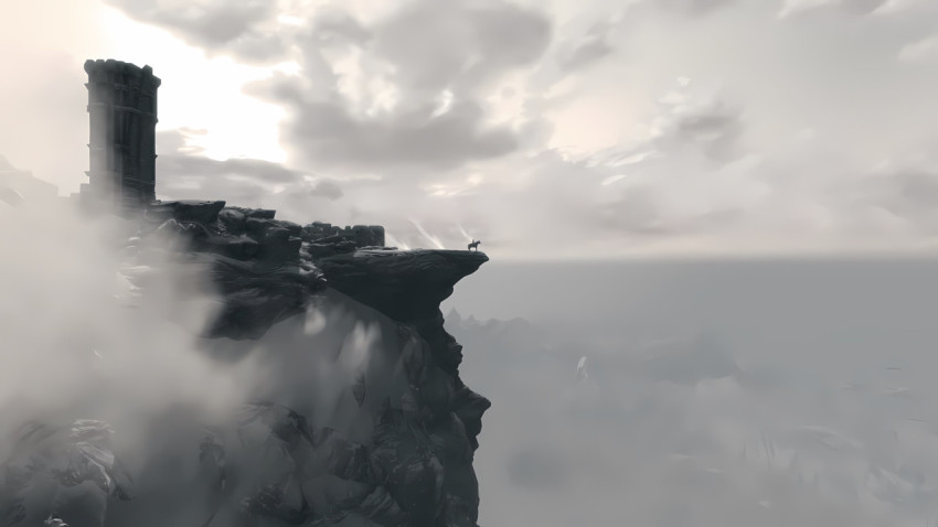 Skyrim Cave View Desktop Image