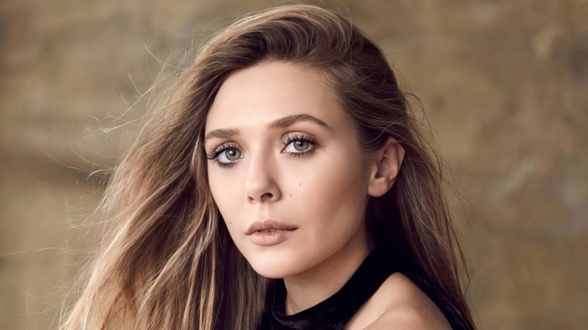 Elizabeth Olsen desktop image simple style