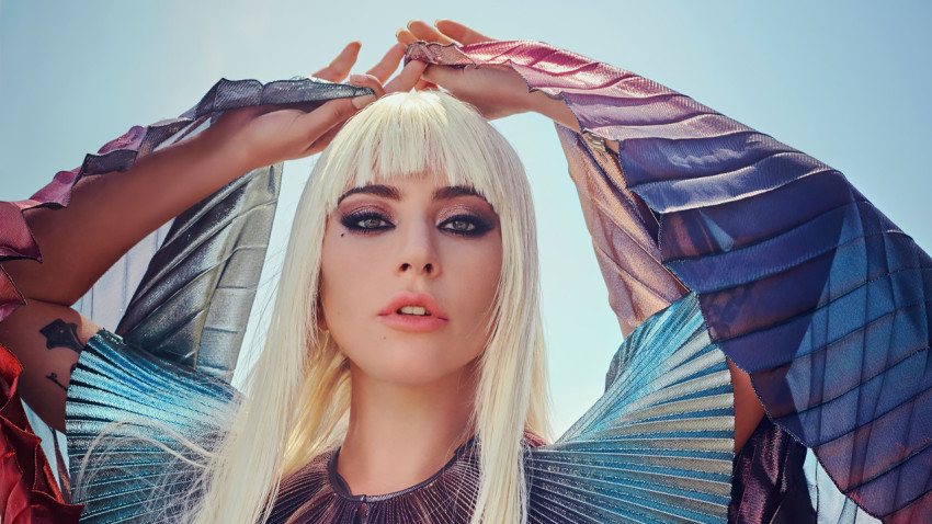 Vibrant Lady Gaga Desktop Picture