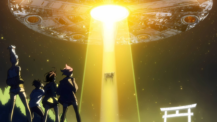 Bright Dandadan Desktop Wallpaper