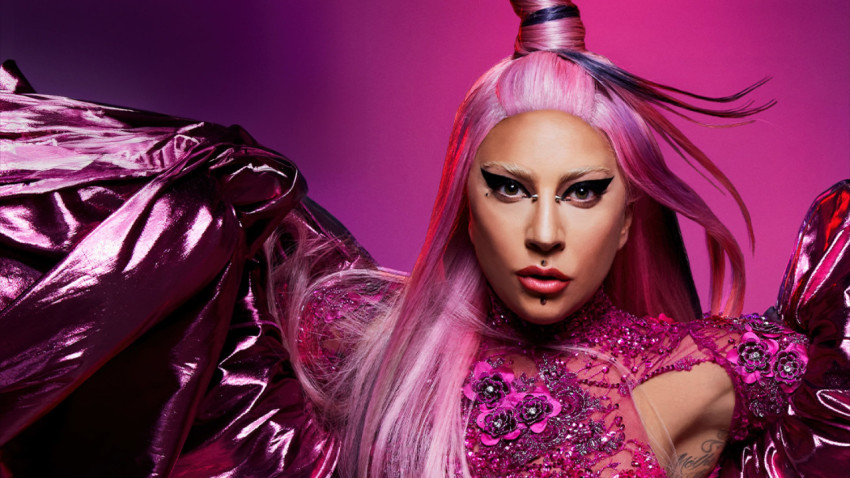 Bright Lady Gaga Desktop Image