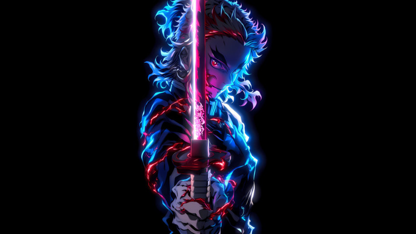 Rengoku Breathing Technique Wallpaper