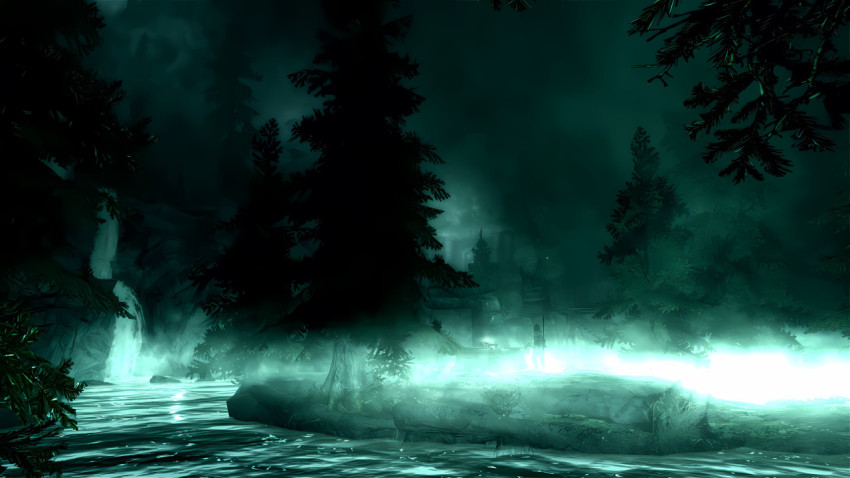 Skyrim Adventure Desktop 4K Wallpaper