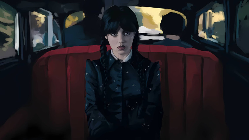 Best 4K Wednesday Addams Wallpaper