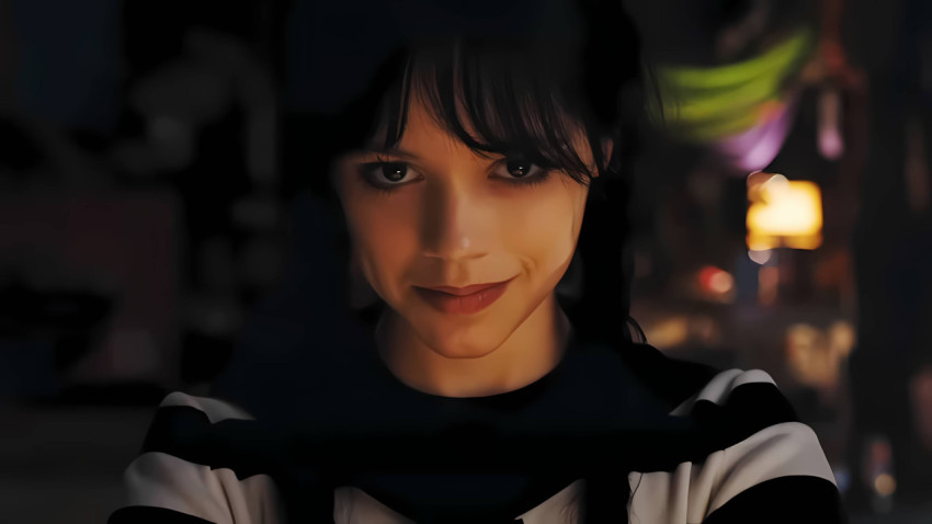 Sharp Look of Wednesday Addams 4K