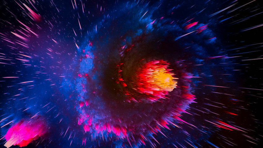 Colorful Geometric Shapes PC Wallpaper