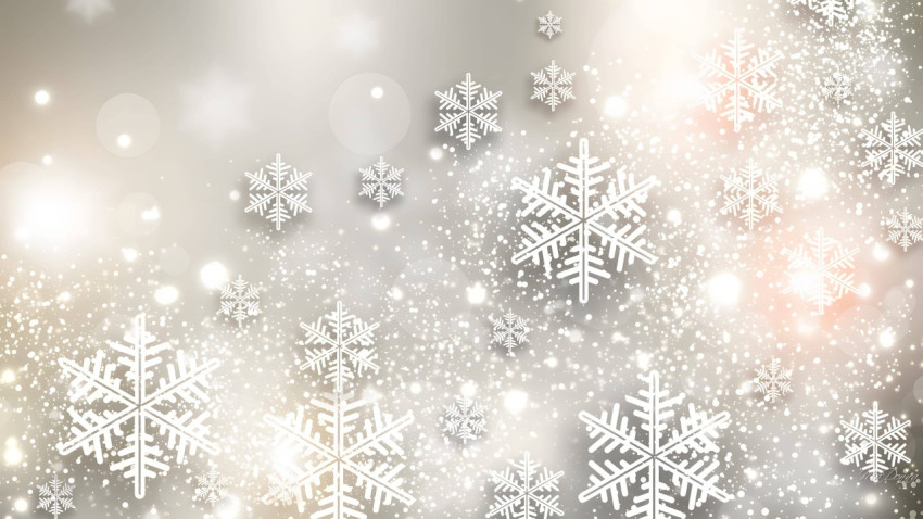 Icy Snowflake Bliss Photo