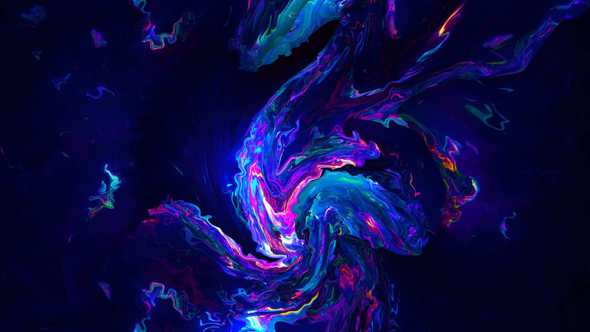 Colorful Geometric Shapes Laptop Wallpaper