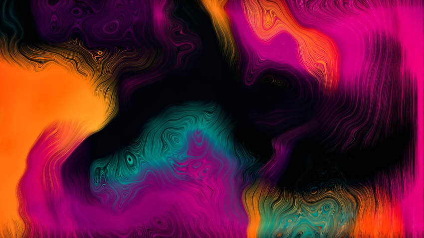 Vibrant Abstract Colorful Wallpaper For Desktop