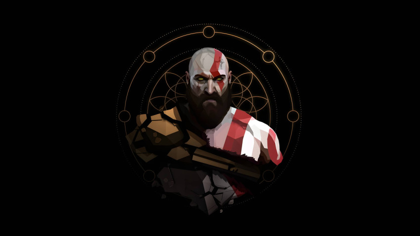 God of War Kratos Art PC Image Wallpaper