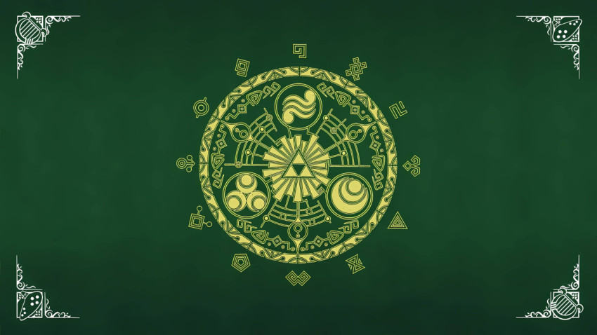 Legend of Zelda Wallpaper Stunning Symbol Art