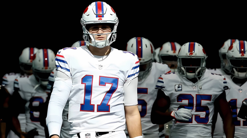 Josh Allen With Team Desktop Wallpaper