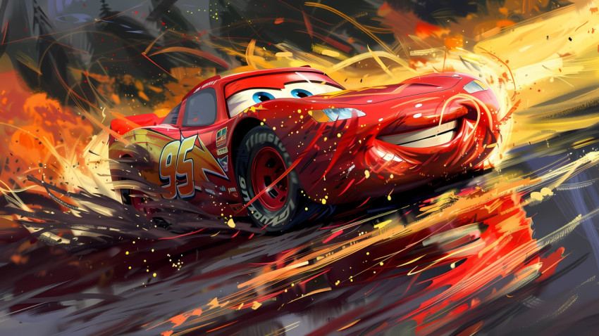 Lightning McQueen Sleek Landscape Pic