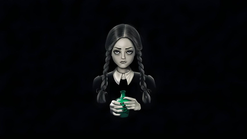 Dark Vibe Wednesday Addams Image