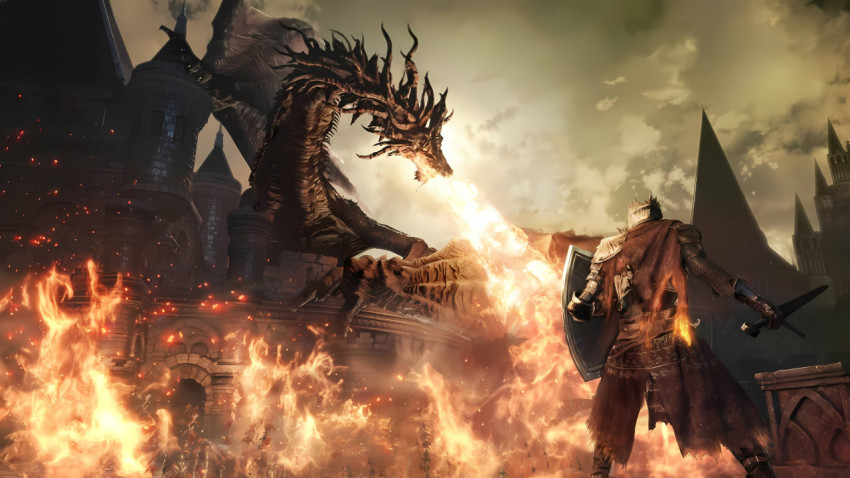 Dark Souls Bonfire Desktop
