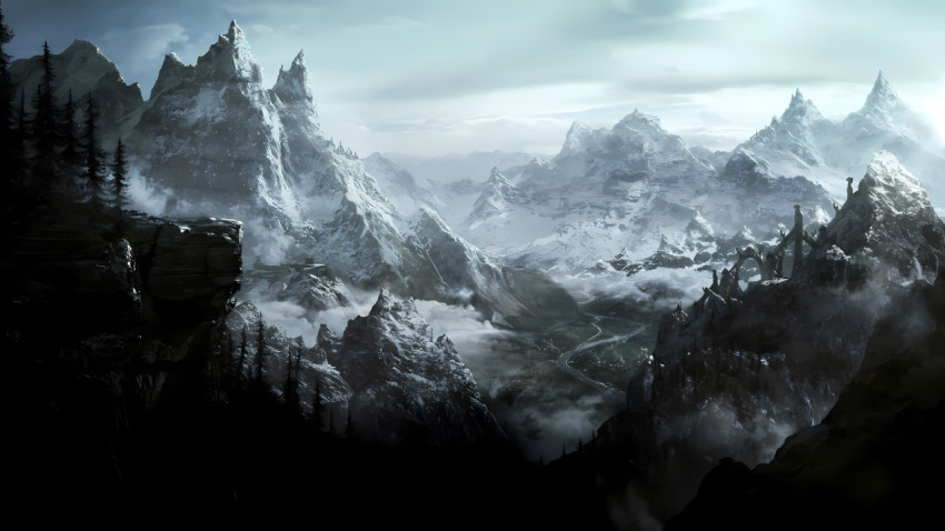 Skyrim Legendary World Desktop Image