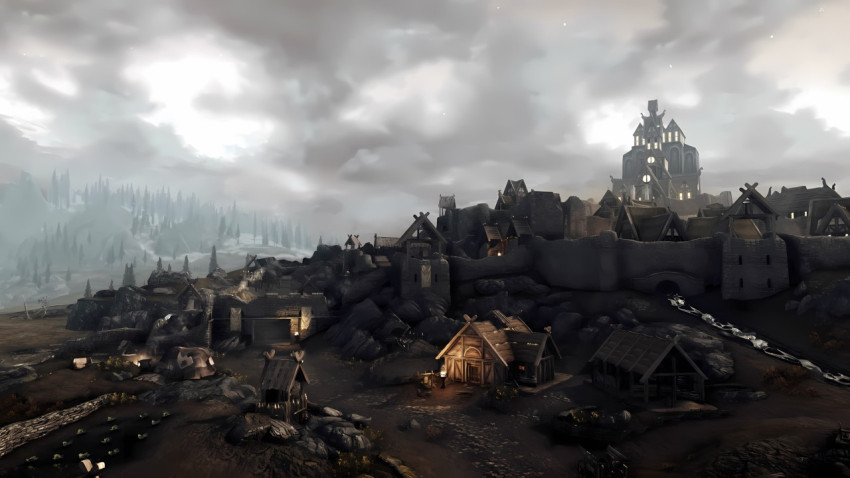 Skyrim Fantasy Art Desktop Image