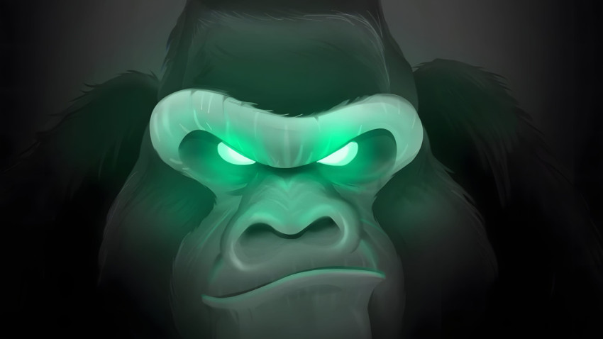 Fierce Gorilla Desktop Pic