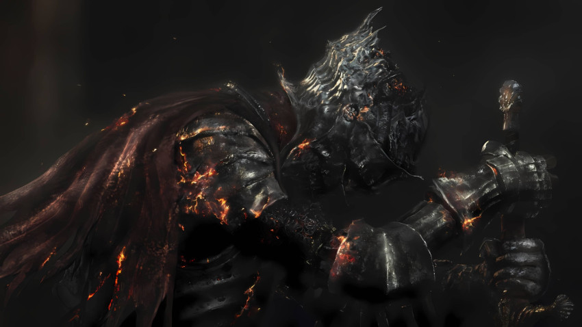 Dark Souls Knight Art Image