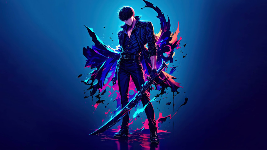 Epic Solo Leveling Desktop Picture