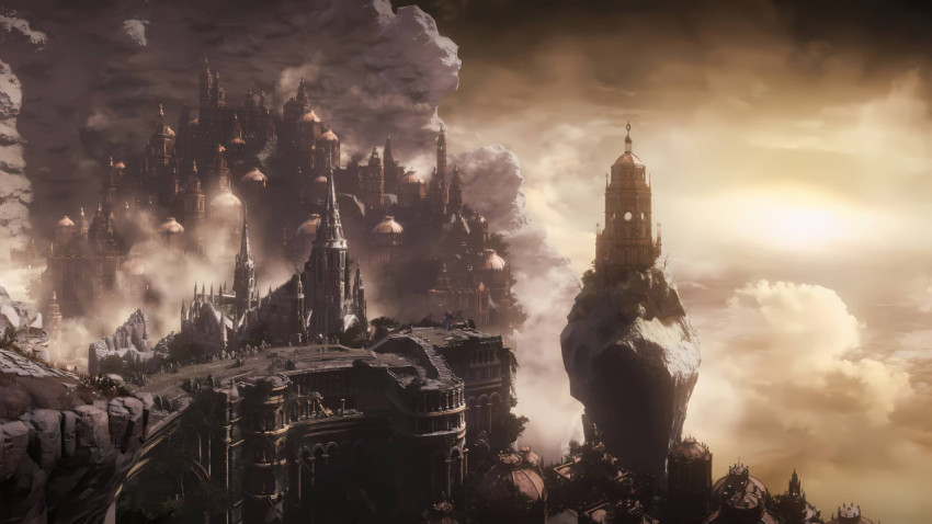 Dark Souls Castle Background